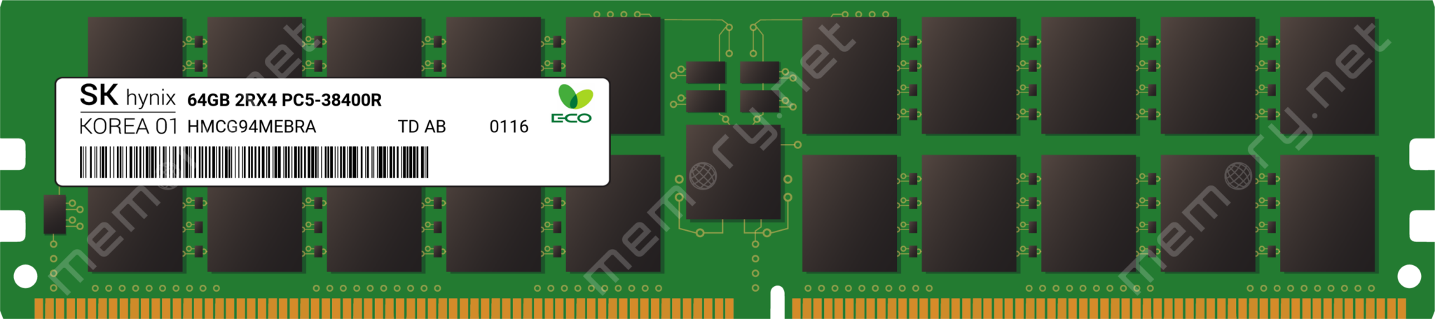 Hmcg Mebra Sk Hynix X Gb Ddr Rdimm Pc R Dual Rank X