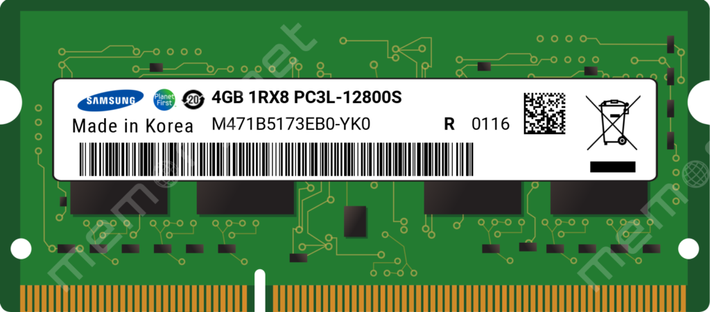 M471B5173EB0-YK0 - Samsung 1x 4GB DDR3-1600 SODIMM PC3L-12800S Single ...