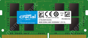 CT8G4SFD824A - Crucial 1x 8GB DDR4-2400 SODIMM PC4-19200T-S Dual Rank x8  Module